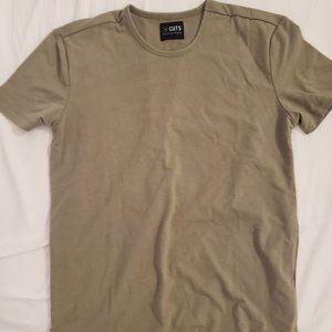 Cuts muscle t-shirt slim-fit, brown (Small) *NEW*